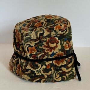 Vintage Floral Patterned Bucket Hat